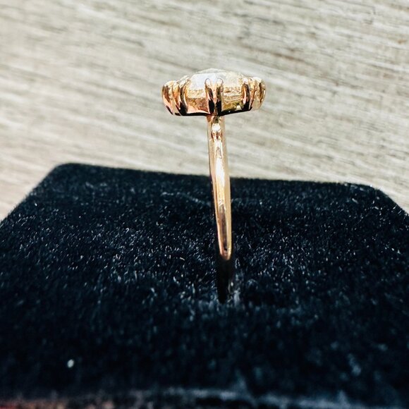 Frank Darling | Billie No. 6 | 18k Rose Gold and Lab Created Diamond Ring - Picture 13 of 13